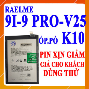 Pin Webphukien cho Oppo Realme 9i, Realme 9 Pro, Realme9 Pro, Realme V25 Việt Nam - BLP911 5000mAh